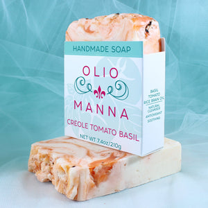 Creole Basil Tomato Handmade Soap - OlioManna