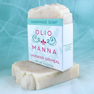 Lavender Oatmeal Handmade Goat's Milk Soap - OlioManna