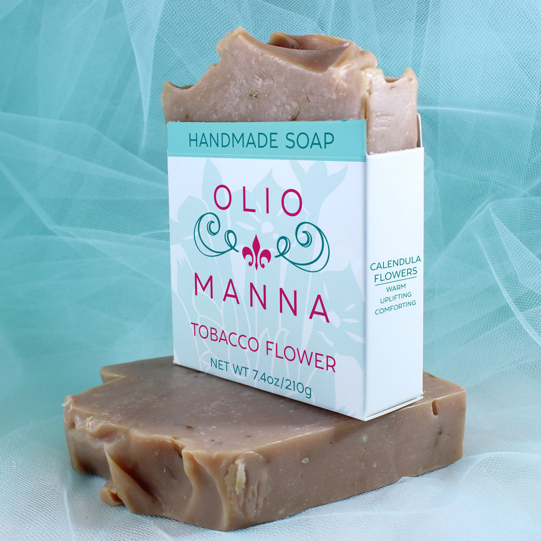 Tobacco Flower Handmade Soap - OlioManna